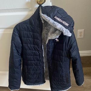 Reversible Abercrombie and Fitch girl’s coat size 11-12